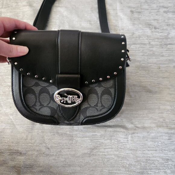 Coach Georgie Saddle Bag - Picture 2 of 4
